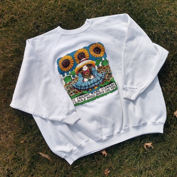 Vintage Sweaters - Vintage Sunflower Crewneck